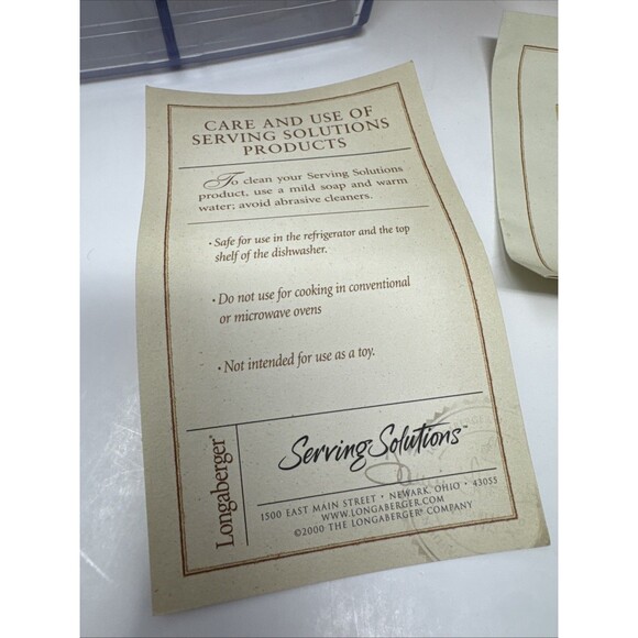 John Deere Tractor Longaberger Basket Liner Serving Solutions Protector Tea 2006 - Picture 3 of 16